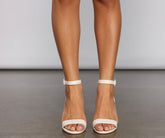 Simple And Chic Short Block Heels